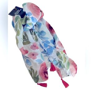 NWT Floral Scarf
